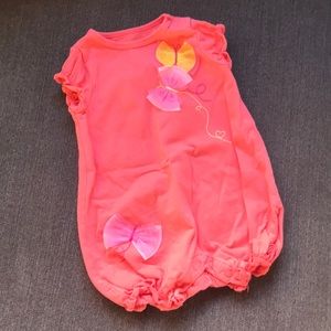 Circo 6 month coral/peach romper